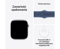 APPLE Watch 10 GPS + Cellular 46mm koperta z aluminium (srebrny) + pasek sportowy rozmiar S/M (denim) - 1278180 - zdjęcie 9